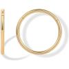 imagePAVOI 14K Gold Plated Titanium Clicker Hoop Earrings for Women Men  Hinged Huggie Earring  Cartilage Helix Nose Ring Tragus Rook Septum Piercing Jewelry 161820 GaugesYellow Gold