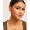 imagePAVOI 14K18K Yellow Gold Plated Sterling Silver Posts Three Pairs Small Hoop Earrings for Women  Statement Gold Hoop Earrings Set  Cubic Zirconia Rope Teardrop Chunky Huggie Earscape PiercingsWhite Gold