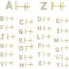 imagePAVOI 14K Gold Plated 925 Sterling Silver Cubic Zirconia Initial Letter Stud Earrings for Women  Simulated Diamond Alphabet Letter Earrings D