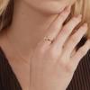 imagePAVOI 14K Gold Plated Cubic Zirconia Cross Ring for Women  Eternity Promise Ring for Her  Infinity Religious Wedding BandWhite Gold