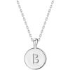 imagePAVOI 14K Gold Plated Initial Letter Pendant Necklace for Women  Gold Alphabetical Initial Necklace B