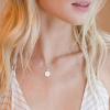 imagePAVOI 14K Gold Plated Initial Letter Pendant Necklace for Women  Gold Alphabetical Initial Necklace C