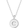 imagePAVOI 14K Gold Plated Initial Letter Pendant Necklace for Women  Gold Alphabetical Initial Necklace C