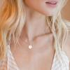 imagePAVOI 14K Gold Plated Initial Letter Pendant Necklace for Women  Gold Alphabetical Initial Necklace C