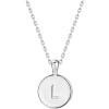 imagePAVOI 14K Gold Plated Initial Letter Pendant Necklace for Women  Gold Alphabetical Initial Necklace L