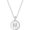 imagePAVOI 14K Gold Plated Initial Letter Pendant Necklace for Women  Gold Alphabetical Initial Necklace N