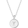 imagePAVOI 14K Gold Plated Initial Letter Pendant Necklace for Women  Gold Alphabetical Initial Necklace Y