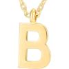 imagePAVOI 14K Gold Plated Initial Necklace  Letter Necklaces for Women B