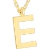 imagePAVOI 14K Gold Plated Initial Necklace  Letter Necklaces for Women E