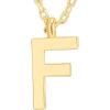 imagePAVOI 14K Gold Plated Initial Necklace  Letter Necklaces for Women F