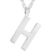 imagePAVOI 14K Gold Plated Initial Necklace  Letter Necklaces for Women H
