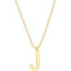 imagePAVOI 14K Gold Plated Initial Necklace  Letter Necklaces for Women J