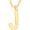 imagePAVOI 14K Gold Plated Initial Necklace  Letter Necklaces for Women J