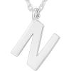 imagePAVOI 14K Gold Plated Initial Necklace  Letter Necklaces for Women N