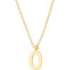 imagePAVOI 14K Gold Plated Initial Necklace  Letter Necklaces for Women O