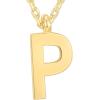 imagePAVOI 14K Gold Plated Initial Necklace  Letter Necklaces for Women P
