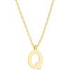 imagePAVOI 14K Gold Plated Initial Necklace  Letter Necklaces for Women Q