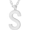 imagePAVOI 14K Gold Plated Initial Necklace  Letter Necklaces for Women S