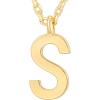 imagePAVOI 14K Gold Plated Initial Necklace  Letter Necklaces for Women S