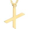 imagePAVOI 14K Gold Plated Initial Necklace  Letter Necklaces for Women X