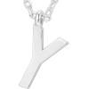 imagePAVOI 14K Gold Plated Initial Necklace  Letter Necklaces for Women Y