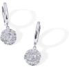 imagePAVOI 14K Gold Plated S925 Sterling Silver Post Lightweight Drop Dangle Huggie Hoop Earrings for Women  Star Lock Pearl Cross Lightening Coin  Dainty EarringsWhite Gold