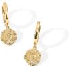 imagePAVOI 14K Gold Plated S925 Sterling Silver Post Lightweight Drop Dangle Huggie Hoop Earrings for Women  Star Lock Pearl Cross Lightening Coin  Dainty EarringsYellow Gold