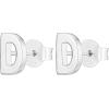 imagePAVOI 14K Gold Plated Sterling Silver Alphabet Letter Earrings  Personalized Initial Earrings D