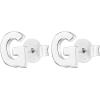 imagePAVOI 14K Gold Plated Sterling Silver Alphabet Letter Earrings  Personalized Initial Earrings G