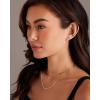 imagePAVOI 14K Gold Plated Sterling Silver Posts Cross Earrings for Women  Small Religious Faith Cubic Zirconia Cross Studs Huggies EarringsRose Gold