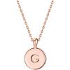 imagePAVOI 14K Gold Plated Initial Letter Pendant Necklace for Women  Gold Alphabetical Initial Necklace G