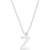 imagePAVOI 14K Gold Plated Initial Necklace  Letter Necklaces for Women Z