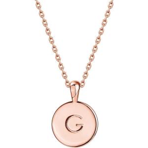 imagePAVOI 14K Gold Plated Initial Letter Pendant Necklace for Women  Gold Alphabetical Initial Necklace G