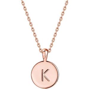 imagePAVOI 14K Gold Plated Initial Letter Pendant Necklace for Women  Gold Alphabetical Initial Necklace K