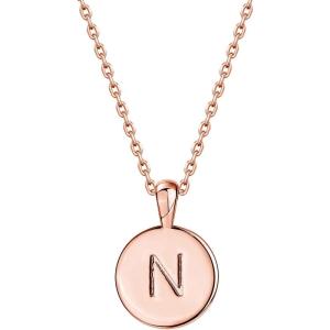 imagePAVOI 14K Gold Plated Initial Letter Pendant Necklace for Women  Gold Alphabetical Initial Necklace N