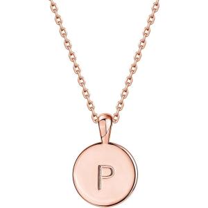 imagePAVOI 14K Gold Plated Initial Letter Pendant Necklace for Women  Gold Alphabetical Initial Necklace P