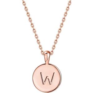 imagePAVOI 14K Gold Plated Initial Letter Pendant Necklace for Women  Gold Alphabetical Initial Necklace W