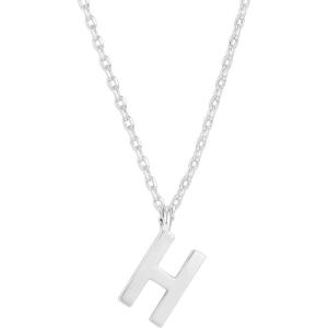 imagePAVOI 14K Gold Plated Initial Necklace  Letter Necklaces for Women H