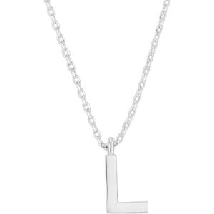 imagePAVOI 14K Gold Plated Initial Necklace  Letter Necklaces for Women L