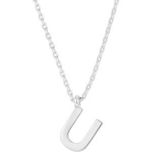 imagePAVOI 14K Gold Plated Initial Necklace  Letter Necklaces for Women U