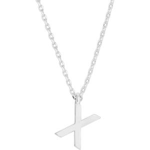 imagePAVOI 14K Gold Plated Initial Necklace  Letter Necklaces for Women X