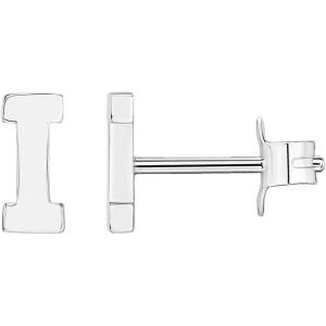 imagePAVOI 14K Gold Plated Sterling Silver Alphabet Letter Earrings  Personalized Initial Earrings I