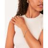 imagePAVOI 14K Gold Plated 3mm Multi Colored CZ Tennis Bracelet  Boho Cubic Zirconia Bracelet for Women  Size 6575 InchYellow Gold