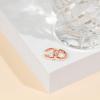 imagePAVOI 14K Gold Plated 925 Sterling Silver Round Huggie Ear Cuff Gold Earrings for Women  Clip On Cartilage Cuff EarringsRose Gold