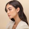 imagePAVOI 14K Gold Plated 925 Sterling Silver Round Huggie Ear Cuff Gold Earrings for Women  Clip On Cartilage Cuff EarringsRose Gold