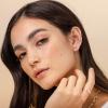 imagePAVOI 14K Gold Plated 925 Sterling Silver Round Huggie Ear Cuff Gold Earrings for Women  Clip On Cartilage Cuff EarringsRose Gold