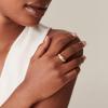 imagePAVOI 14K Gold Plated Croissant Dome Ring  Twisted Braided Gold Plated  Chunky Signet Ring for WomenRose Gold