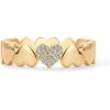 imagePAVOI 14K Gold Plated Heart Stackable Rings for Women  Love Valentines Statement Chunky Signet Ring Band  Friendship RingsYellow Gold