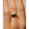 imagePAVOI 14K Gold Plated Heart Stackable Rings for Women  Love Valentines Statement Chunky Signet Ring Band  Friendship RingsYellow Gold
