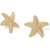 imagePAVOI 14K Gold Plated Starfish Statement Stud Earrings for Women  Trendy Jewelry Alluring OceanThemed Dangling EarringsYellow Gold